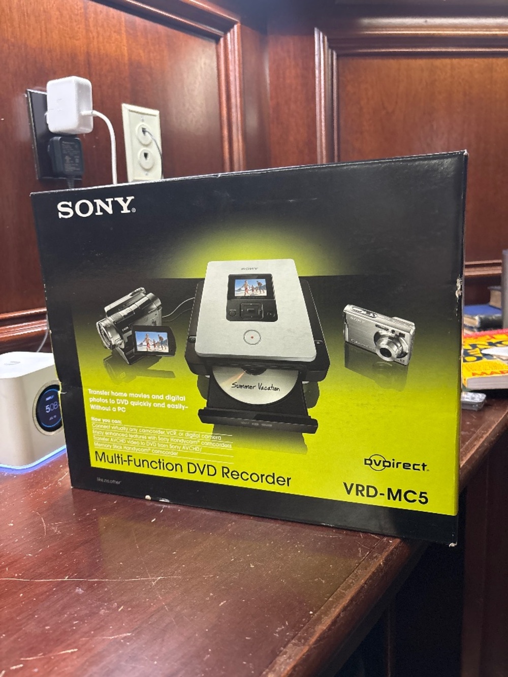 SONY DVDirect VRD-MC5 Multi-Function DVD Recorder VHS Camera USB SD to DVD